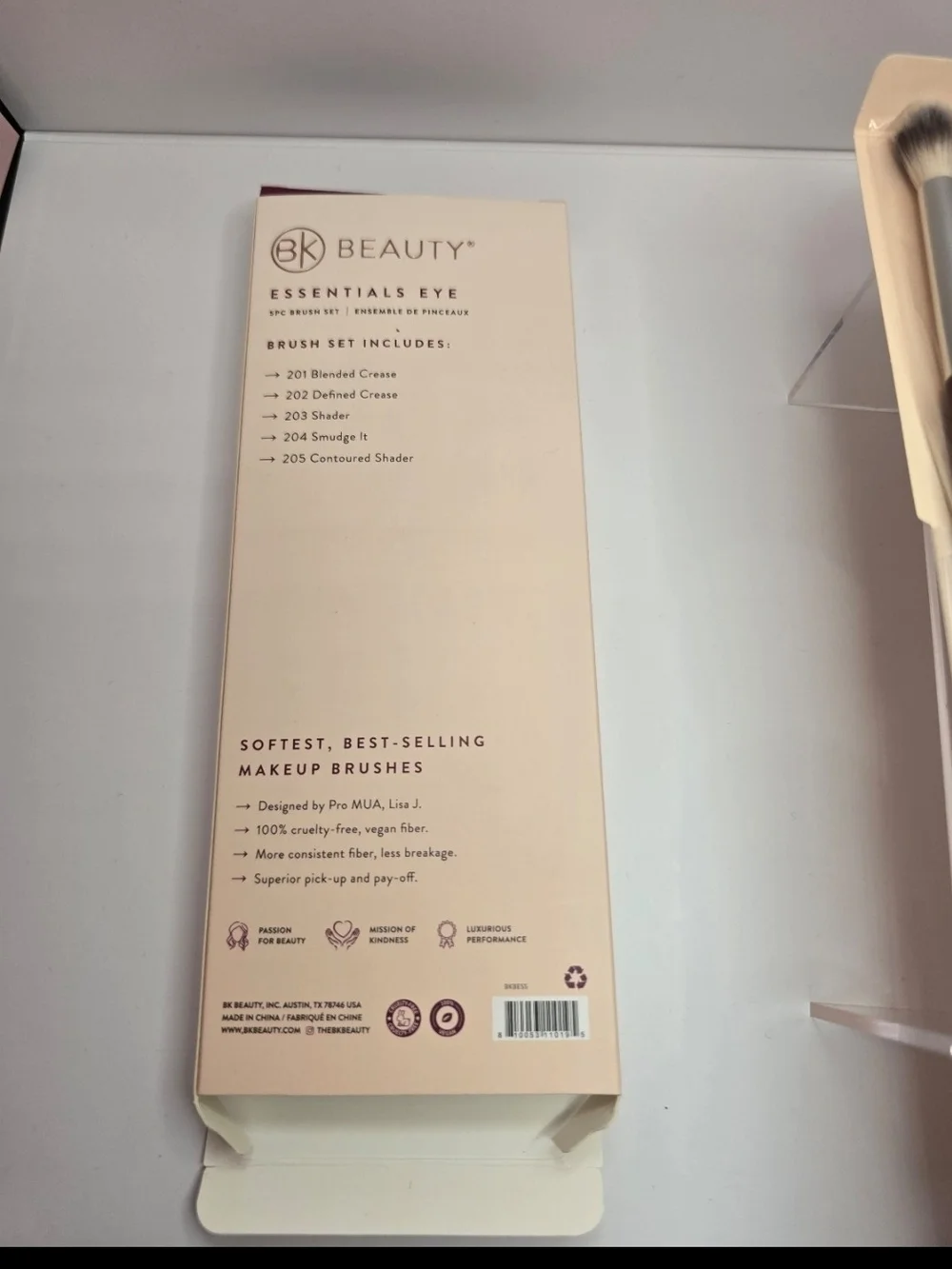 BK Beauty Essentials Eye 5-Pc Brush Box Set - **FREE BK BRUSH W/PURCHASE!**